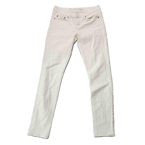 American Eagle Womens White Jeans Size 4 - Picture 1 of 7